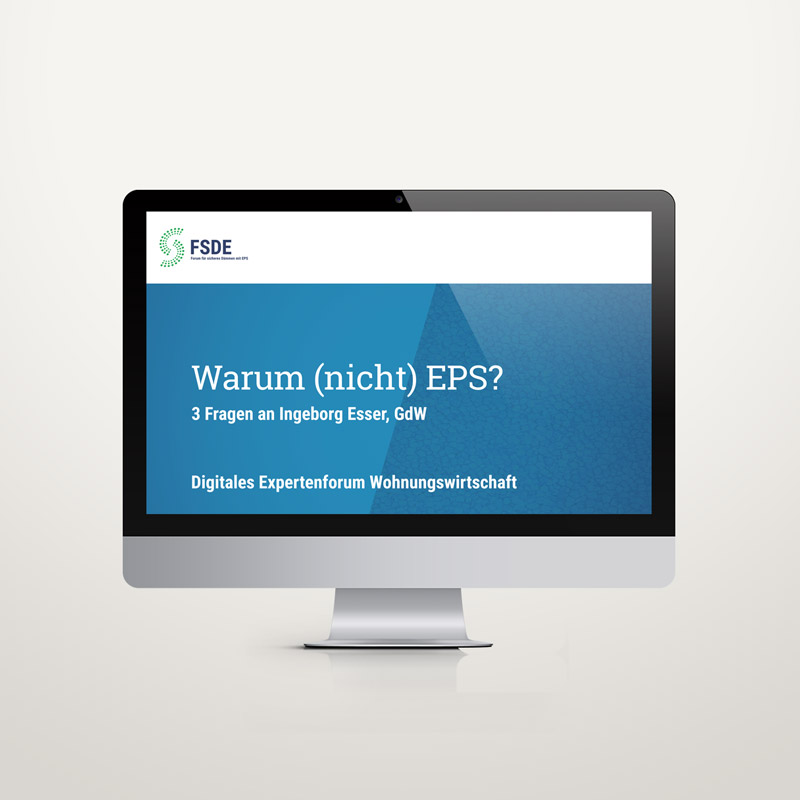 Warum (nicht) EPS? 3 Fragen an Ingeborg Esser